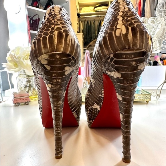 Authentic Christian Louboutin Python - Picture 12 of 12